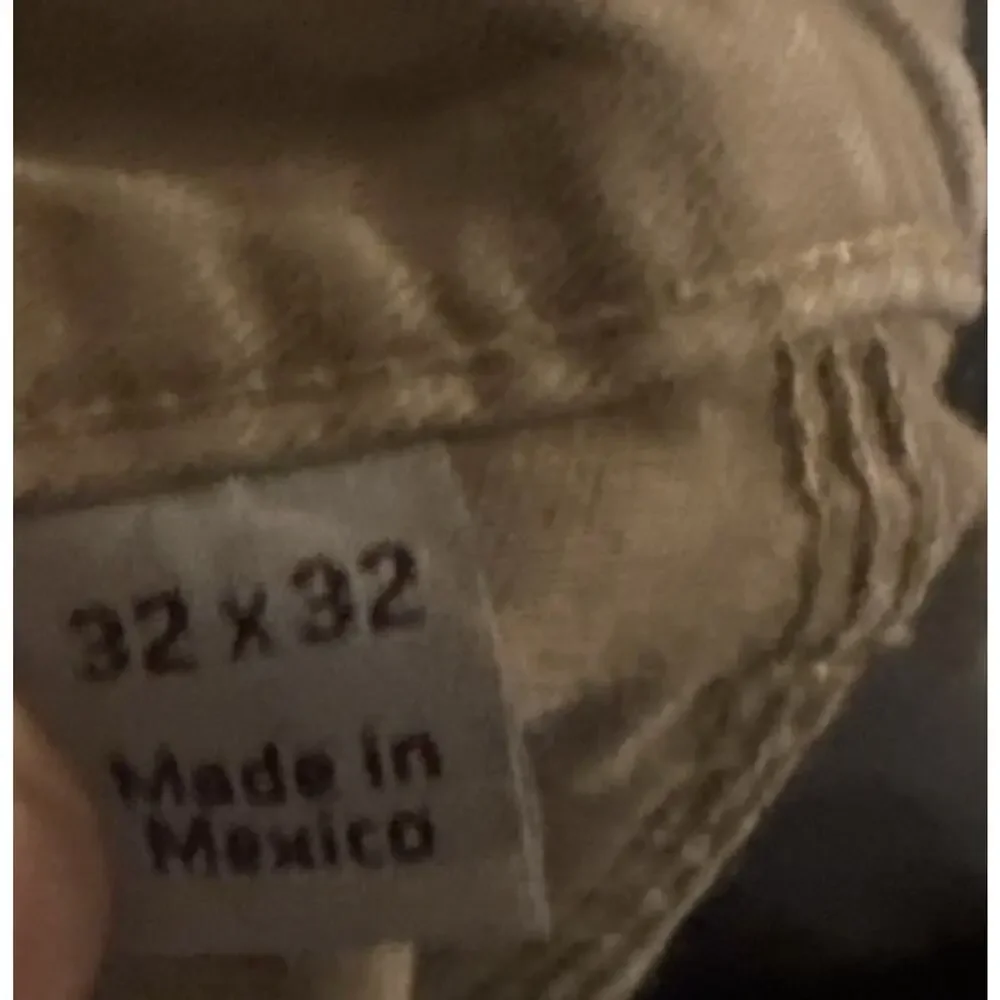 Carhartt B324 Relaxed Fit Khaki Work Pants Men's 32x32 Canvas 100% Cotton